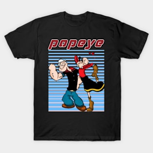 Olive Oyls Sassiness Join Popeyes Leading Lady in Her Adventures with this Classic Cartoon T-Shirt